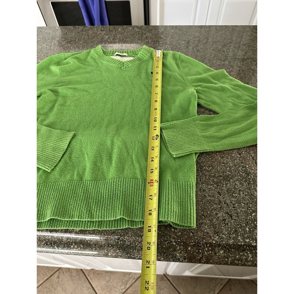 Abercrombie & Fitch Sweater Unisex LGreen Pullover‎ Muscle Cotton Casual - Picture 6 of 8